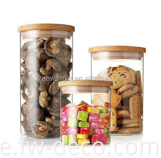 Glass Storage Jar With Lid